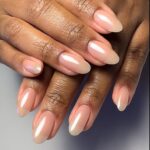 représentation de gainage sur ongles naturels